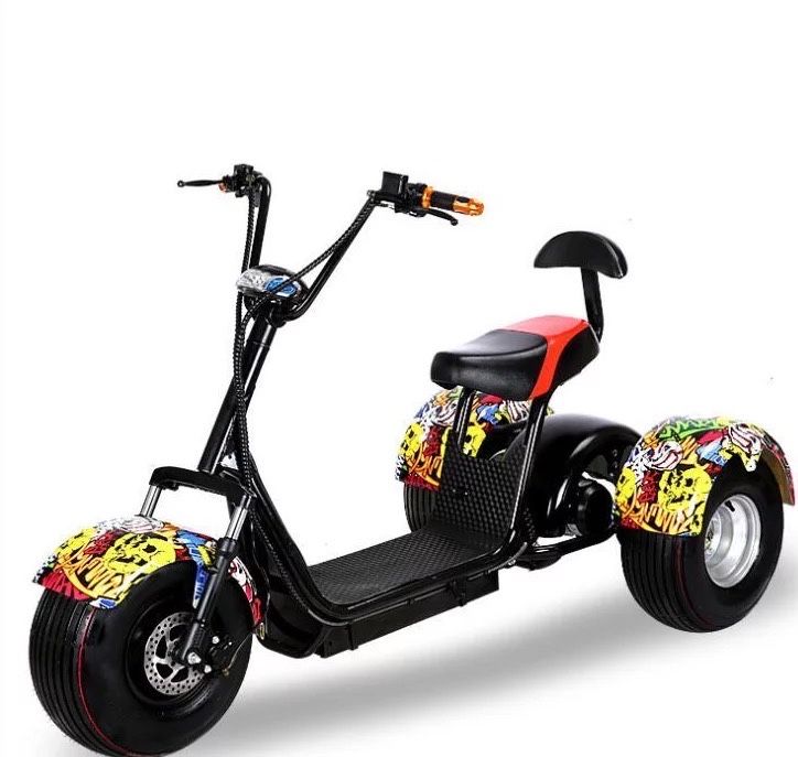 ЭЛЕКТРО скутер  cytycoco Трицикл