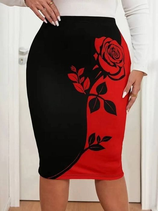 ХЛ уникална еластична пола