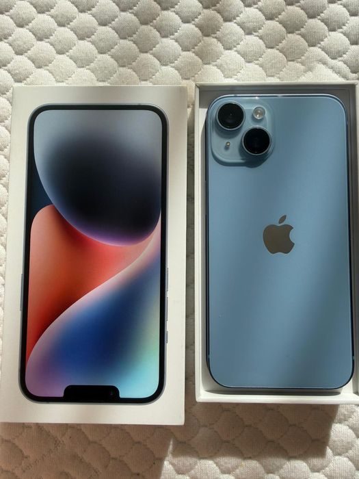 Iphone 14 impecabil, 256 GB capacitate, la cutie