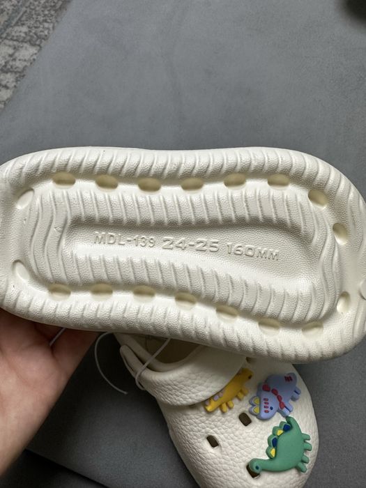 Детские шлепки сабо