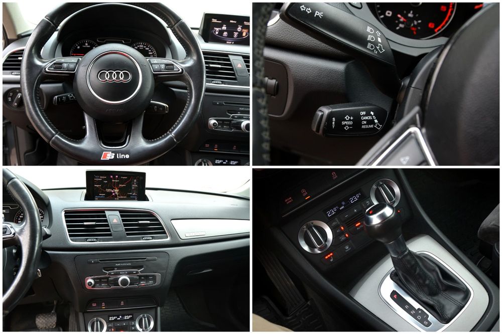 Audi Q3 2×S-line Quattro 2.0 Tdi 177 CP FullLed 2013 Alcantara