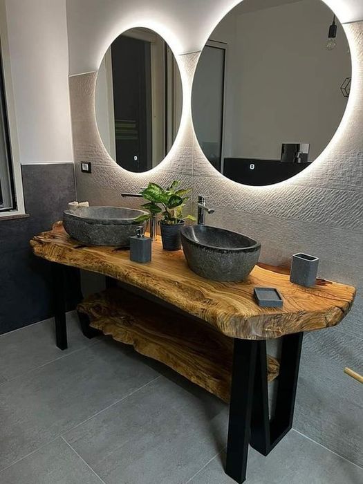 Мебели от дърво и желязо