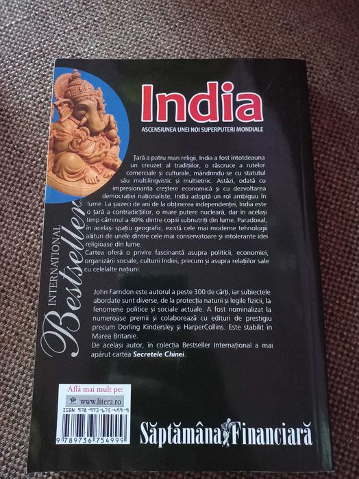 Carte INDIA - John Farndon