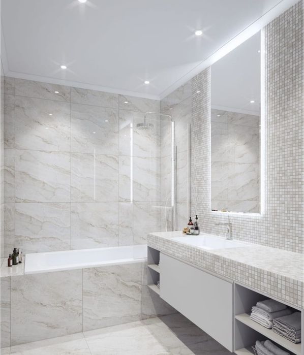 Кафель, Штукатурка