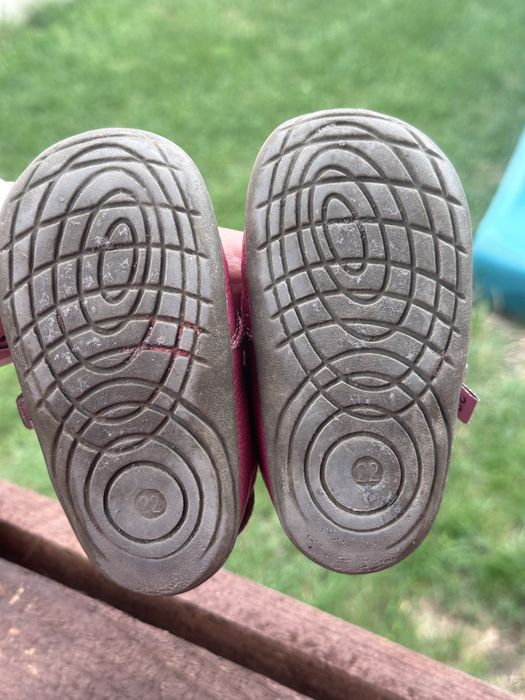 Papuci de piele fete Rose & Chocolate