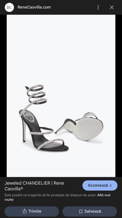 Vand Rene Caovilla sandale marime 38 noi