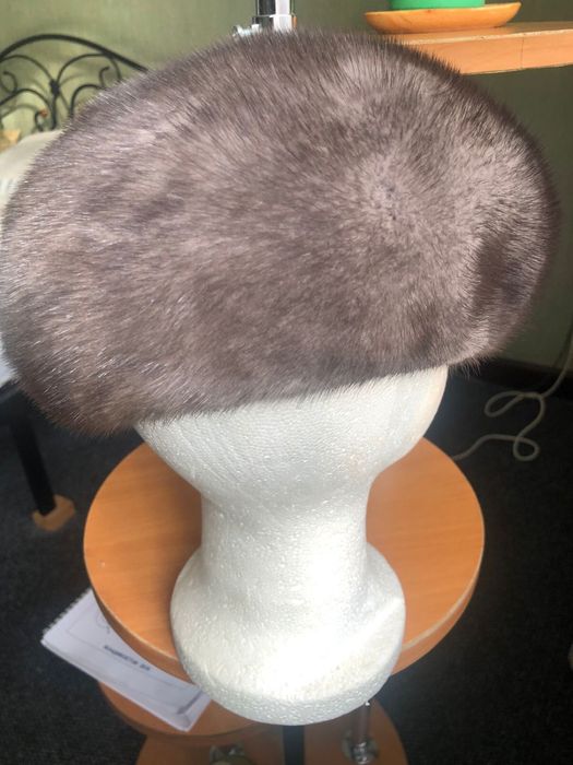 Норковый берет новый