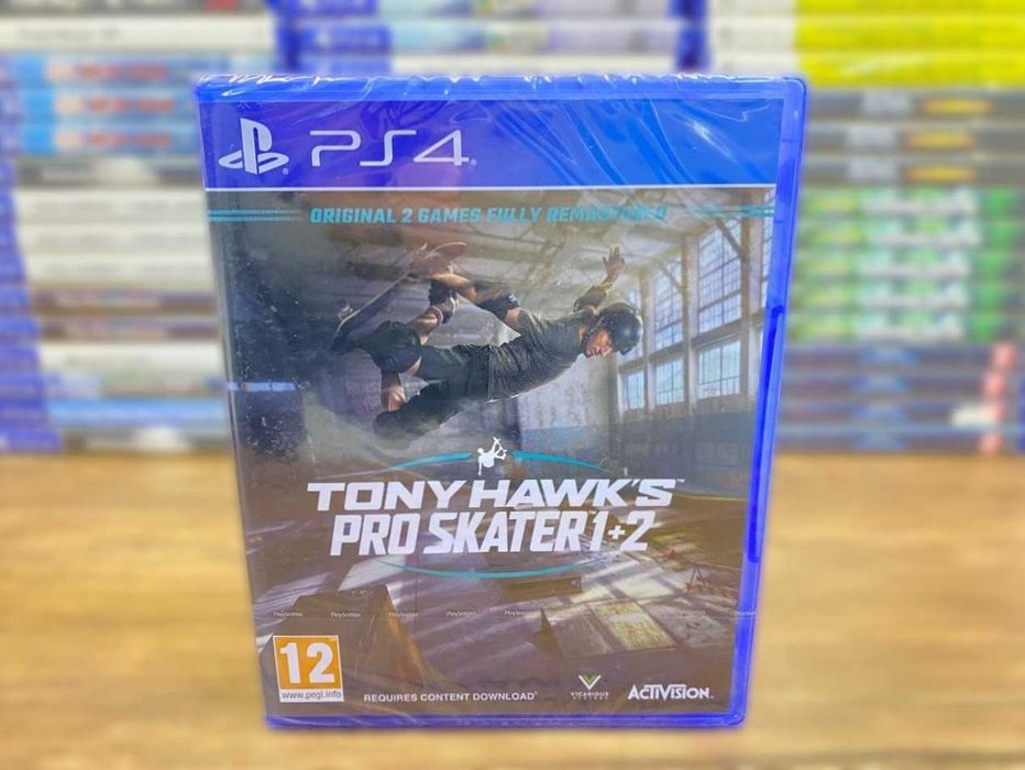 Новый Tony Hawk's Pro Skater 1 + 2 PS4/PS5 На Двоих Пс4 Много Игр