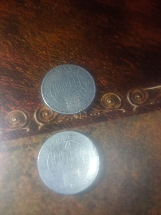 Vând monede de colecție 1000, 100,50,20 lei