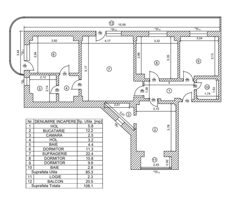 Spatiu generos si confort - Apartament 4 camere Ploiesti