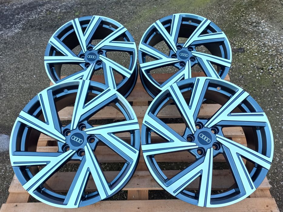 19.Vw Gunmetal Polish 8ж ет40 Golf Passat Tiguan Audi A3 A4 A6 A8 Q3 5