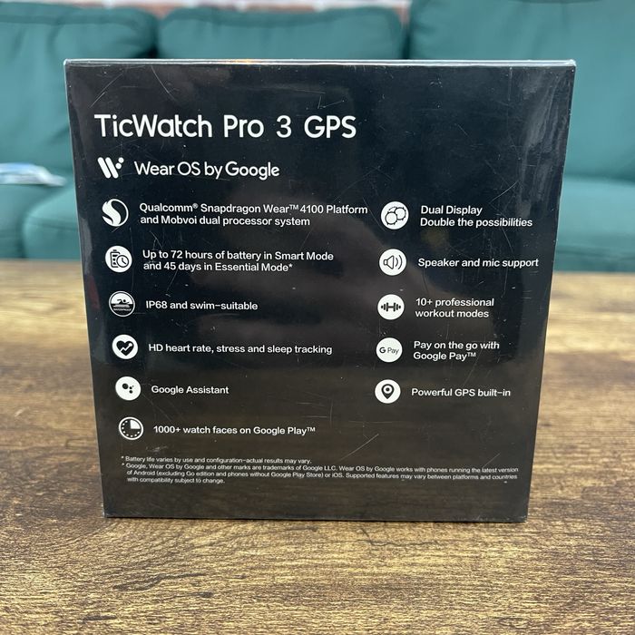 Ceas Smartwatch TicWatch Pro 3 GPS SIGILAT