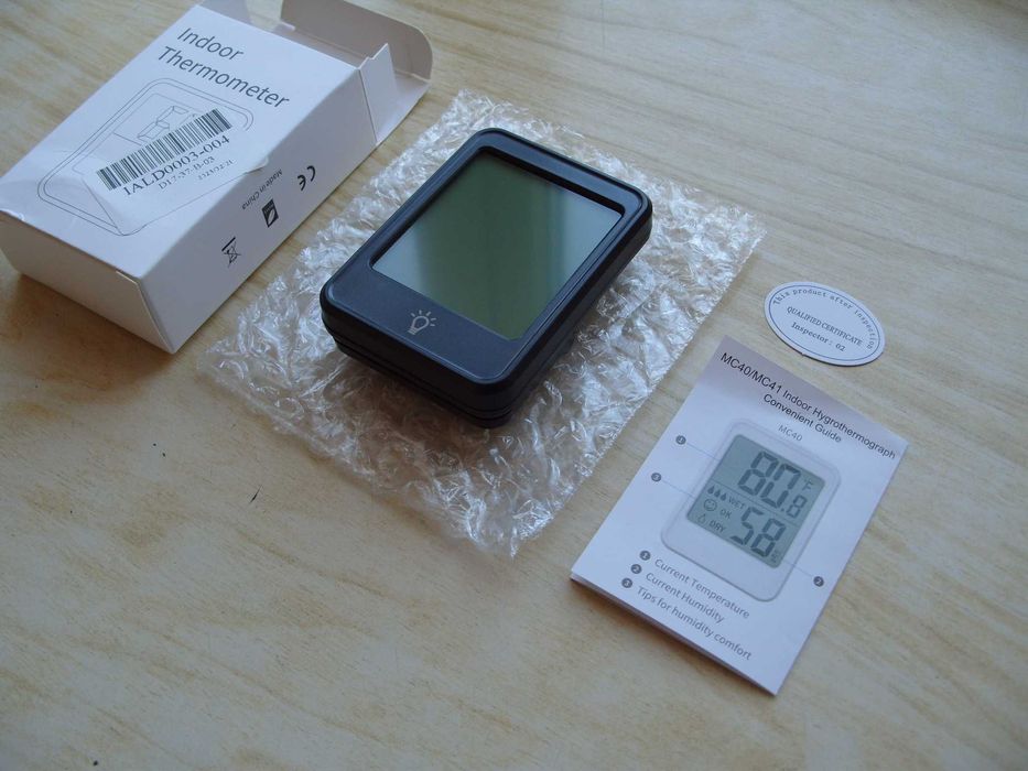 Електронен термометър с хигрометър - ThermoPro MC41