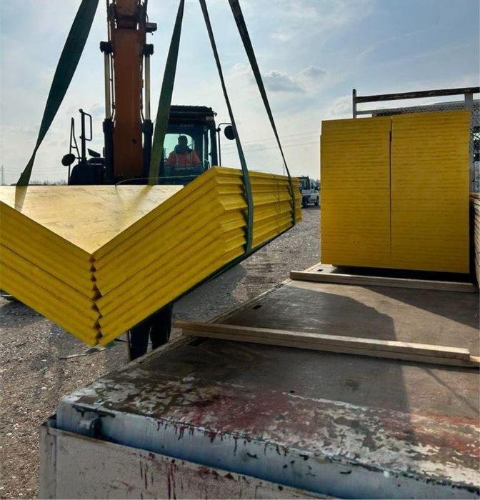 Panou cofraj, tip doka, lana,  placa galbena cofraje