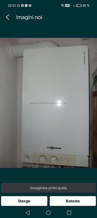 Centrala vissmann vitopend 100
Se dezmembrează
Ventilatorul
Vana gaz