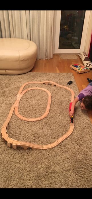 Sine de tren din lemn