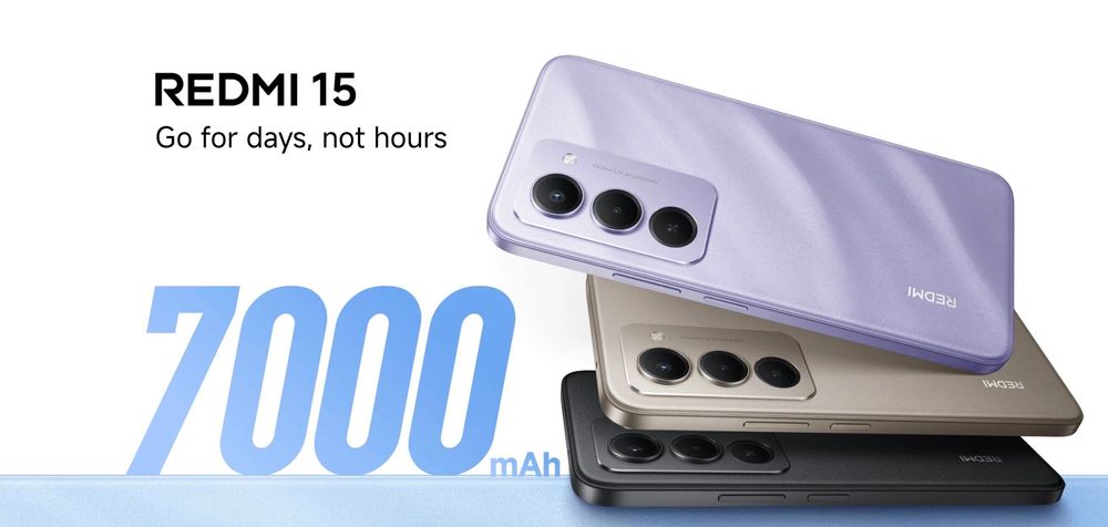 НОВ! Xiaomi Redmi 15 128GB 6RAM Grey / Purple / Black