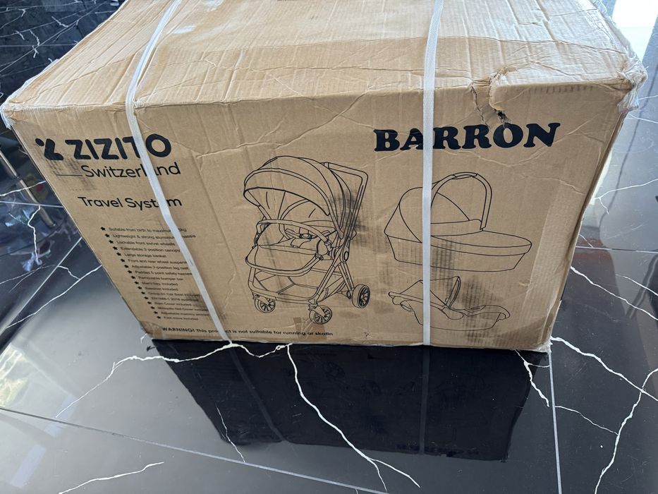 Комбинирана детска количка ZIZITO BARON 3в1. ЧИСТО НОВА!