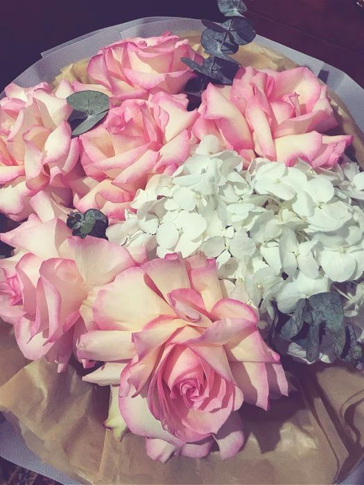 Цветы в коробкее