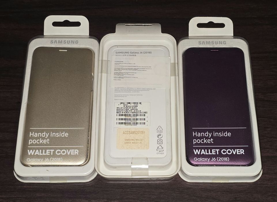 Husa flip smart activa originala Samsung Wallet Cover J6 2018 J610