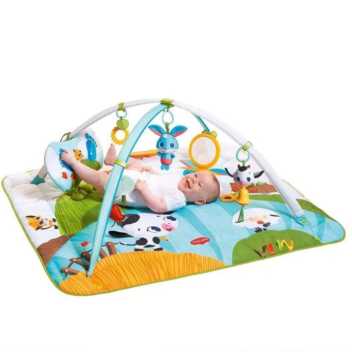 Активна гимнастика Tiny Love, Gymini Kick & Play Farm, размер XL, с 18 интерактивни функции
