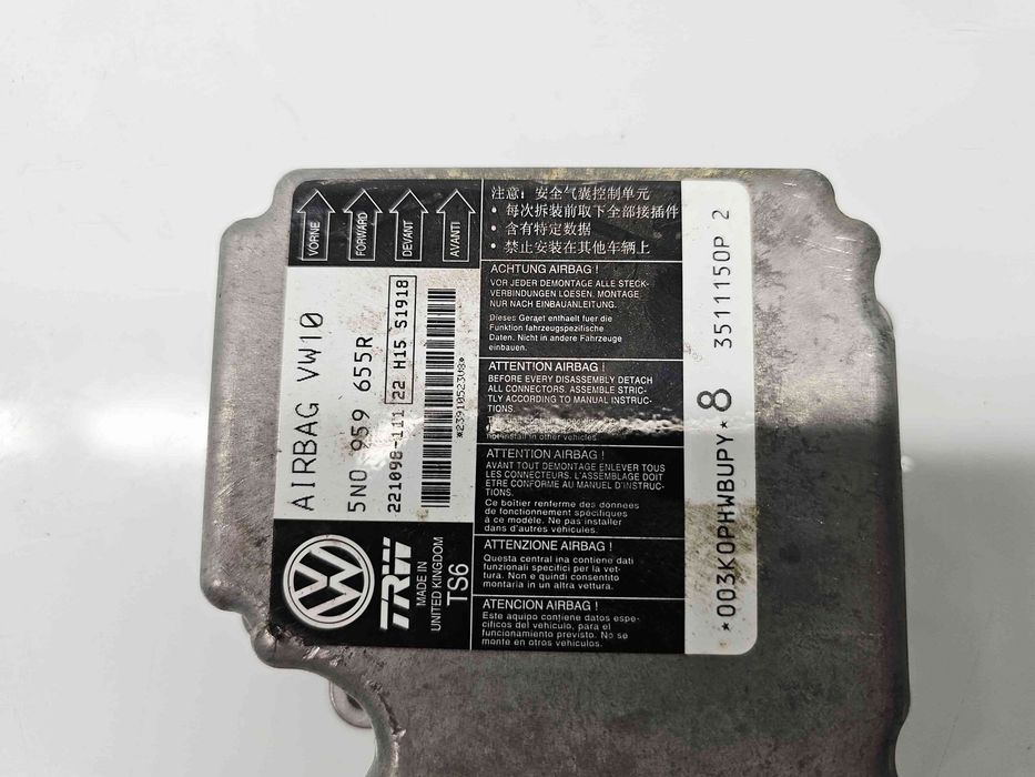 Calculator airbag  Volkswagen Golf 6 (5K1) [Fabr 2009-2013] 5N0959655R