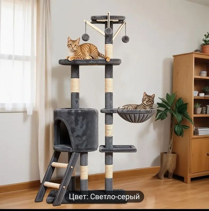 Домик для кошки -когтеточка фабричный завод