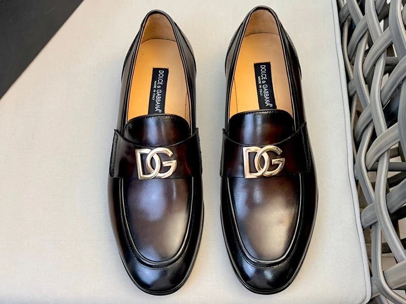 D&G Logo Loafer / Black / Grey