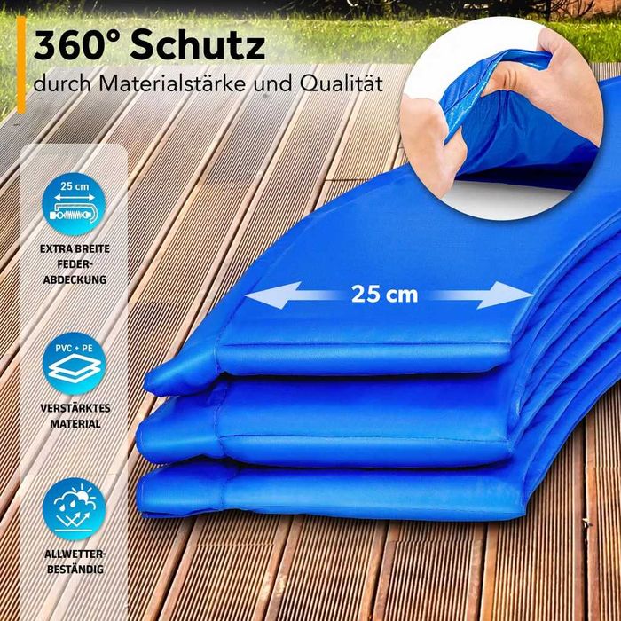 Покривало за ръб на батут, за пружини 427см, 305см, 366см диаметър