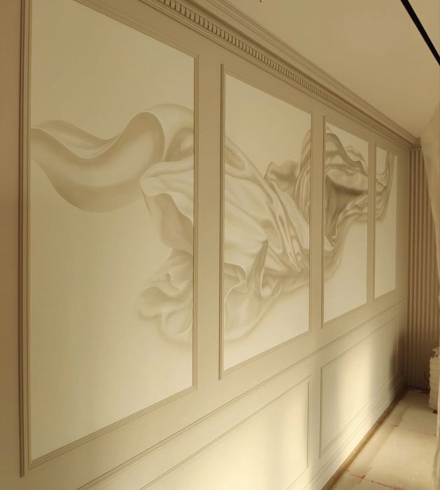 Обои клеем ,закатка стен и потолков, декоративная штукатурка