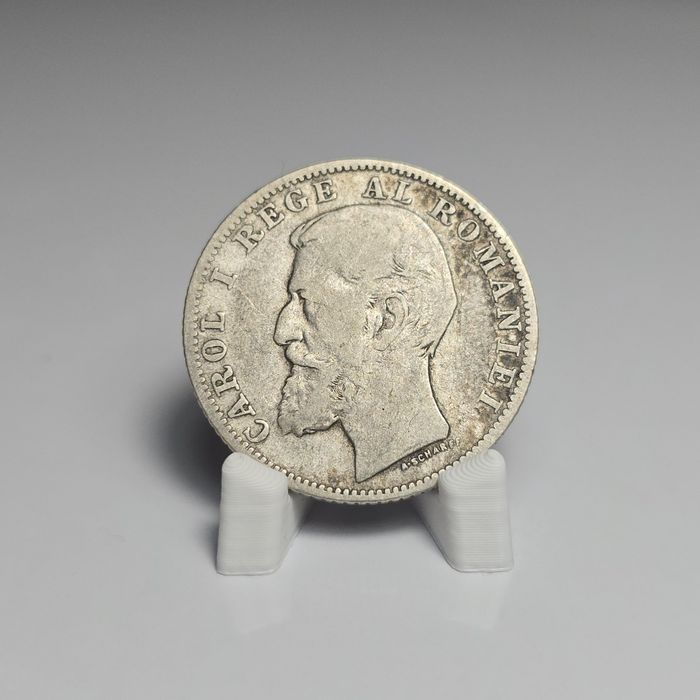 Moneda 1 leu 1901 Carol