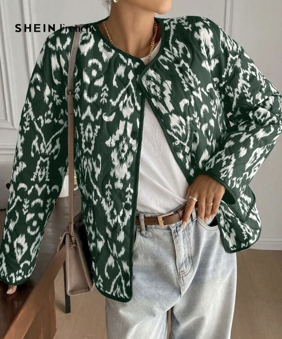 Куртка в национальном стиле shein