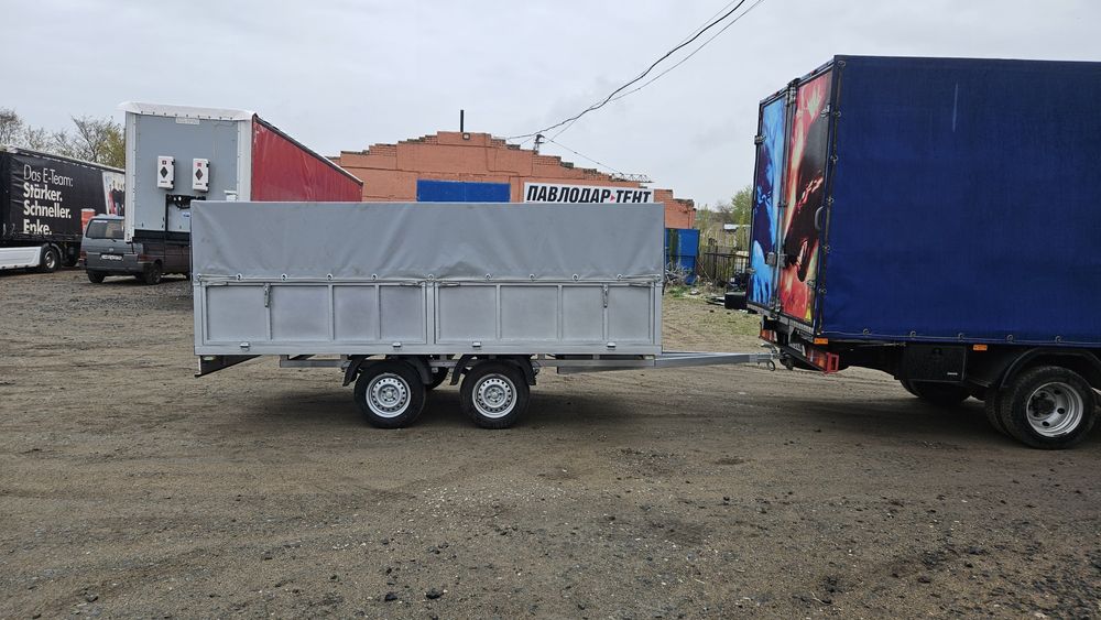 Легковой прицеп двухосный, 3,6×2,05 метра. Kaspiрассрочка