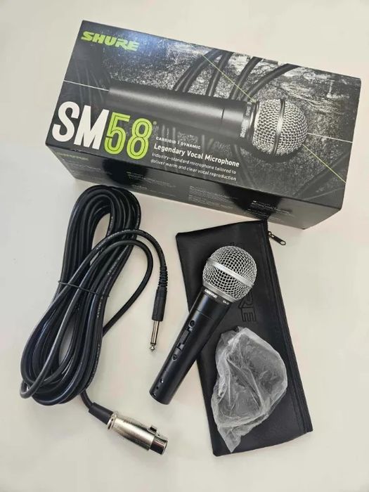 Динамичен микрофон Shure SM58 FS, кардиоиден, 50 Hz - 15 kHz,