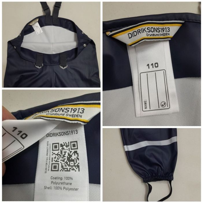 Set Didriksons Waterman Galon, Geaca, pantaloni 100% Waterprof