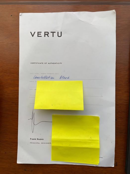 Vertu Constellation Black Original (комплект)