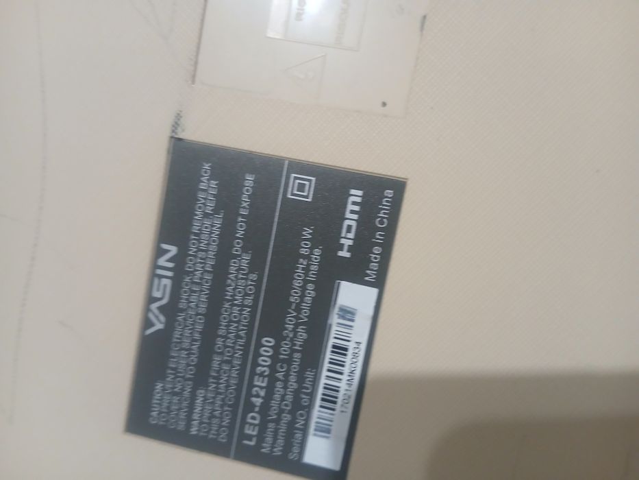 Ясин  телевизор в хорошем состоянии