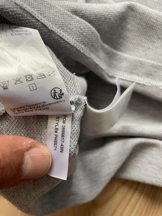 LACOSTE / мъжка тениска XL