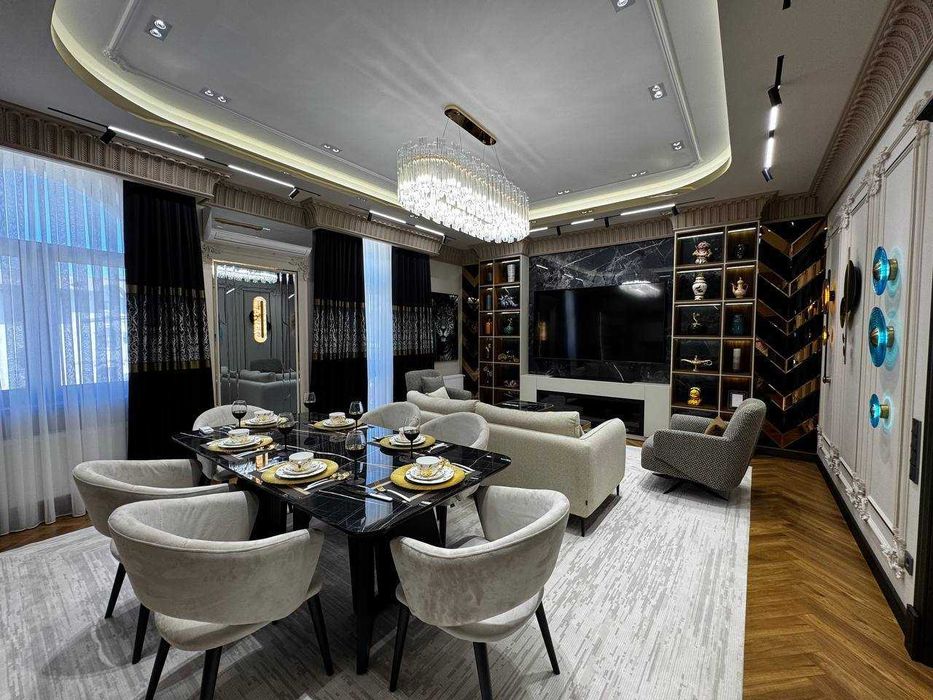 ЖК УЗБЕГИМ! НОВАЯ 3х ком кв-ра в Центре Города! Ул Бабур Ул Нукус ID03