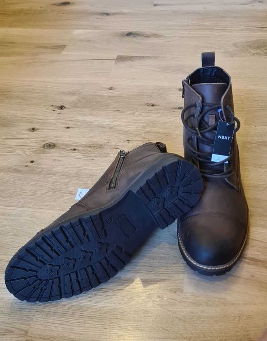 Мъжки боти Next, естествена кожа-
