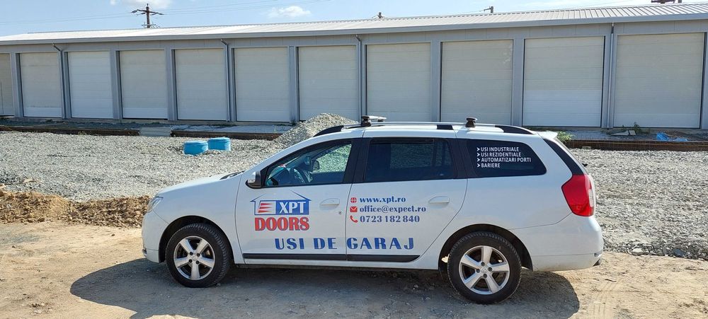 Ușă secțională de garaj ANTRACIT plan mat - izolat