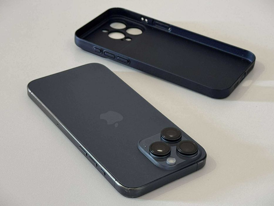 Бартер! iPhone 15 Pro Max Blue Titanium (Син) 86%