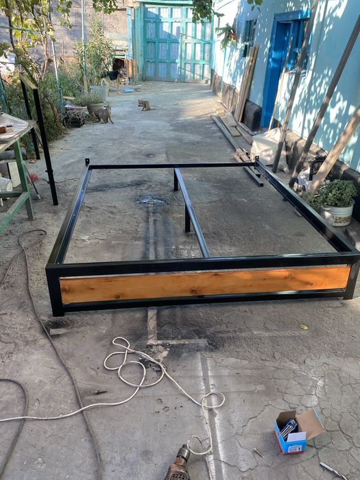 кровать лофт стиль