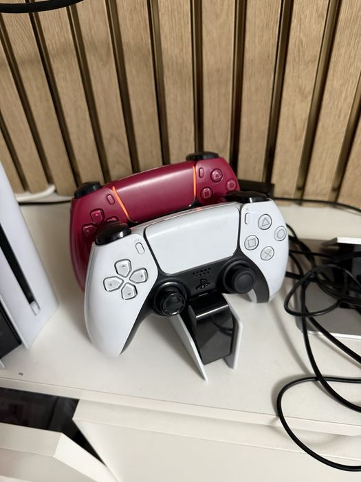 PlayStation 5 (PS5) Slim с дисководом + 2 геймпада + Игры