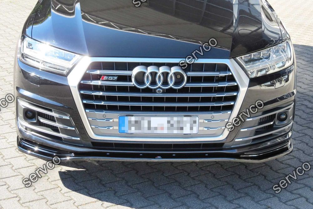 Prelungire splitter bara fata Audi Q7 SQ7 Mk2 2016- v1 - Maxton Design