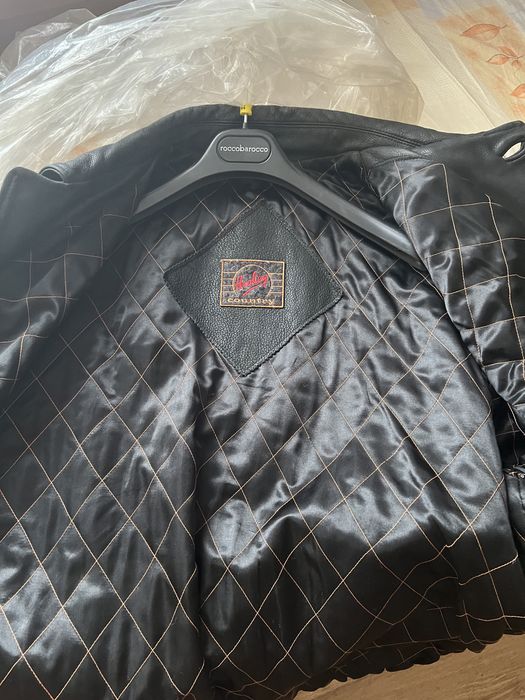 Кожаная куртка мужская.