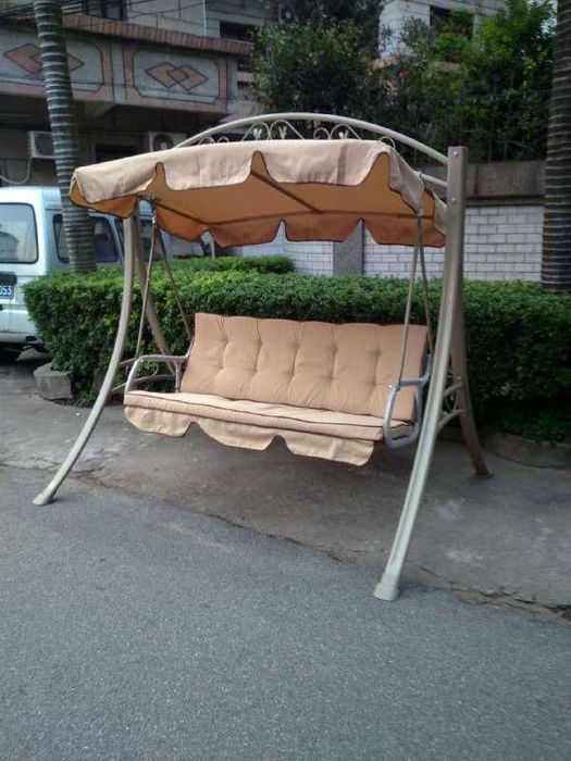 Mеталлический Качеля, с мягким матрасом