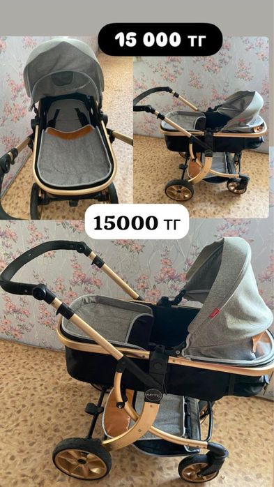 Детская коляска большая