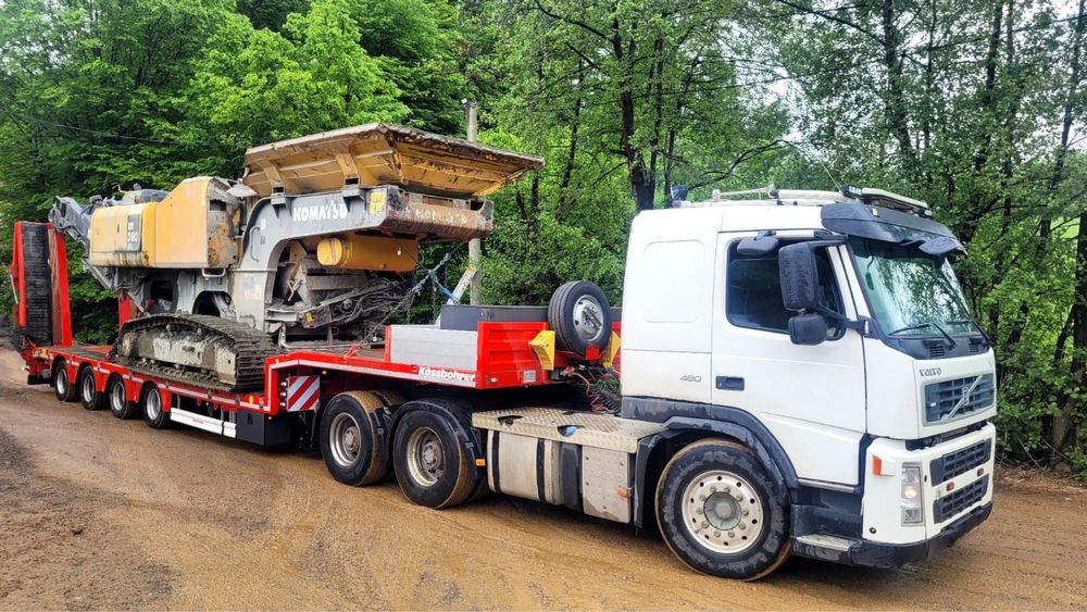 Transport marfa agabaritic, transport utilaje constructii/agricole