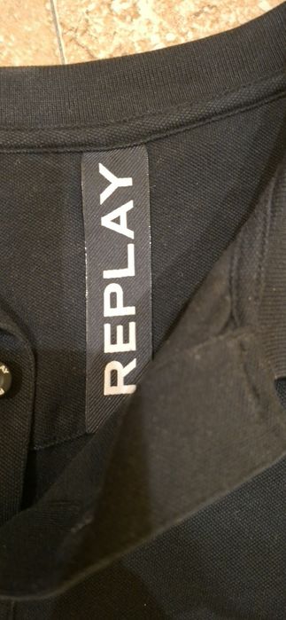 Мъжка тениска с яка Replay M